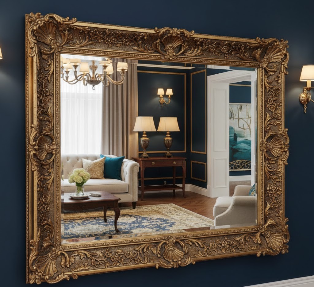 Vintage inspired mirror designs
